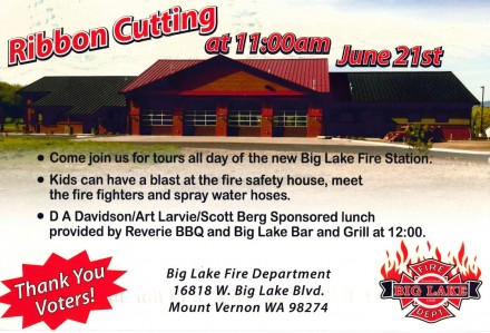 Big Lake Fire Station Ribbon Cutting!
